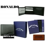 Meeste rahakott 0035-DL Black, RONALDO, Nahast rahakotid
